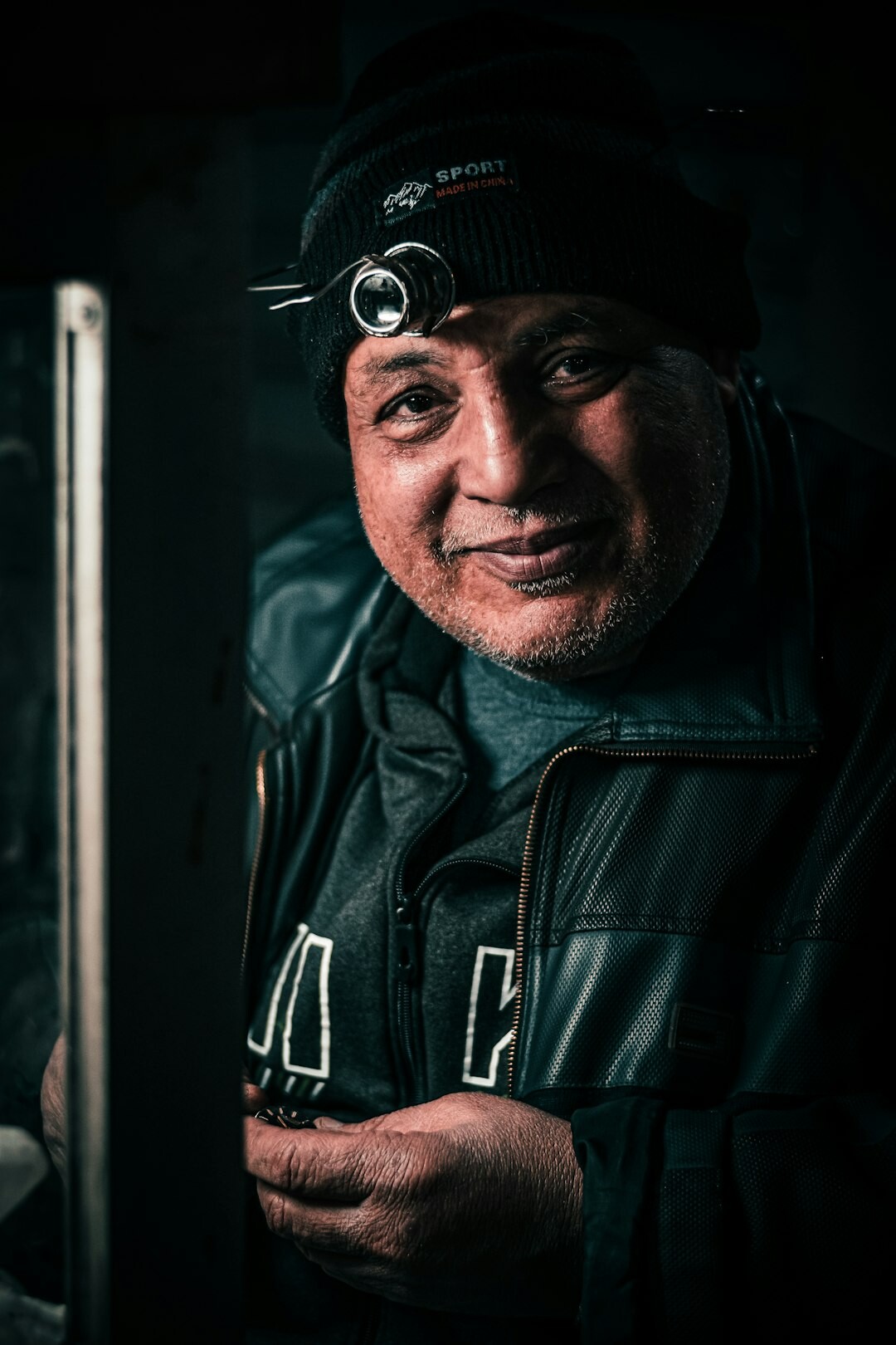 Studio portrait of a young Croatian man sound and video technician